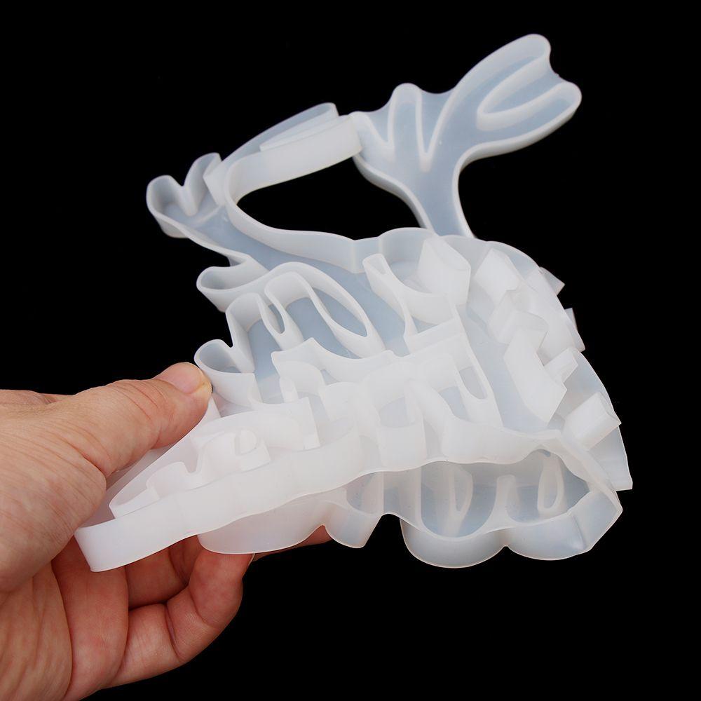 Khuôn Silicone Làm Trang Sức Treo Tường Hình Chú Nai 1 Cái