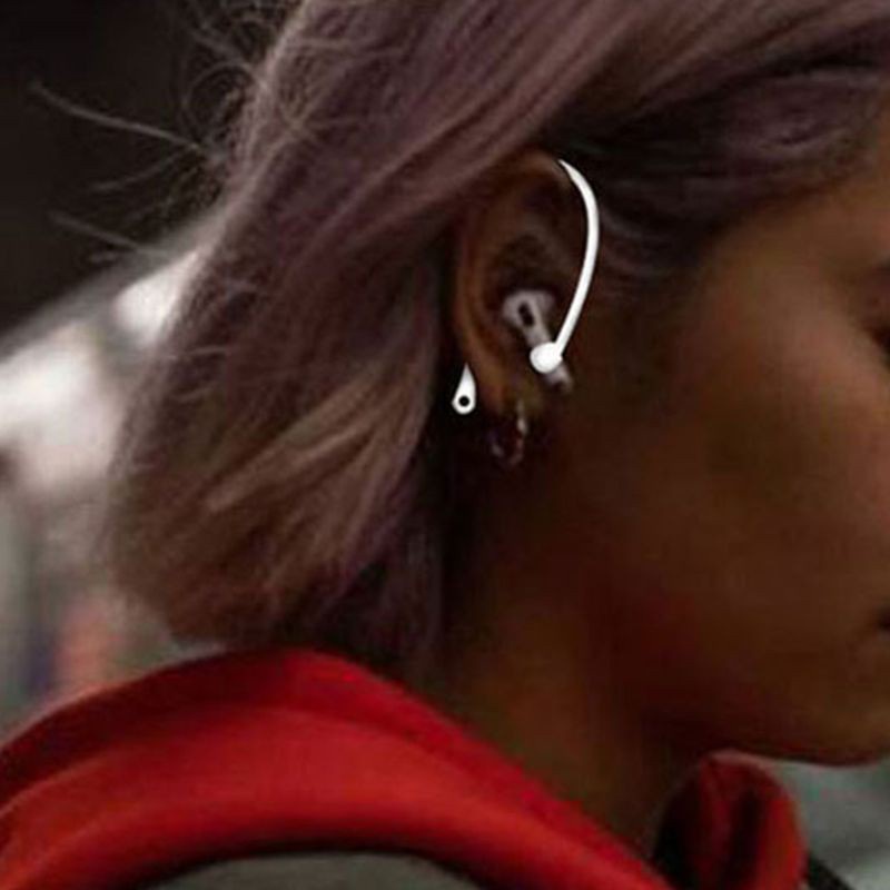 Cặp móc tai silicone mềm chống rơi chống thất lạc cho tai nghe không dây Bluetooth Airpods