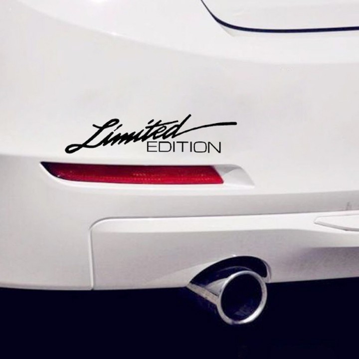 Tem Dán Xe Ô Tô, Tem Dán Xe,Tem Decal Chữ Limited Edition Dán Trang Trí Xe