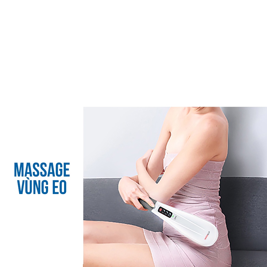 Combo Gối massage OKIA eFancy Pro + Máy Massage Toàn Thân Cầm Tay OKIA eVis Mobile chính hãng MALAYSIA