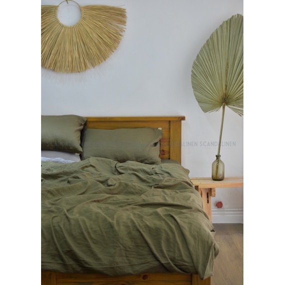 Ga chun Linen Bamboo xanh seaweed 19