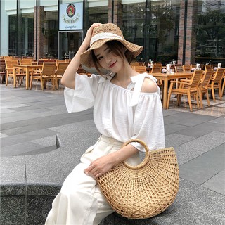[SẴN] ÁO TRỄ VAI BUỘC DÂY