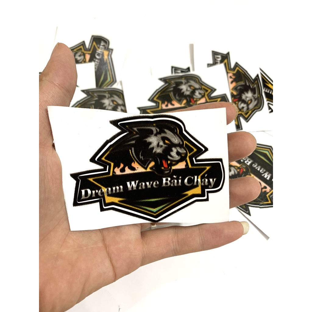 Tem Sticker Wave Dream Bãi Cháy 3 lớp Siêu Đẹp