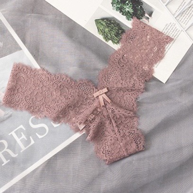 Quần Lót Quần Chíp Lọt Khe Ren Mềm Đính Nơ SIÊU GỢI CẢM Rose 8002 | BigBuy360 - bigbuy360.vn