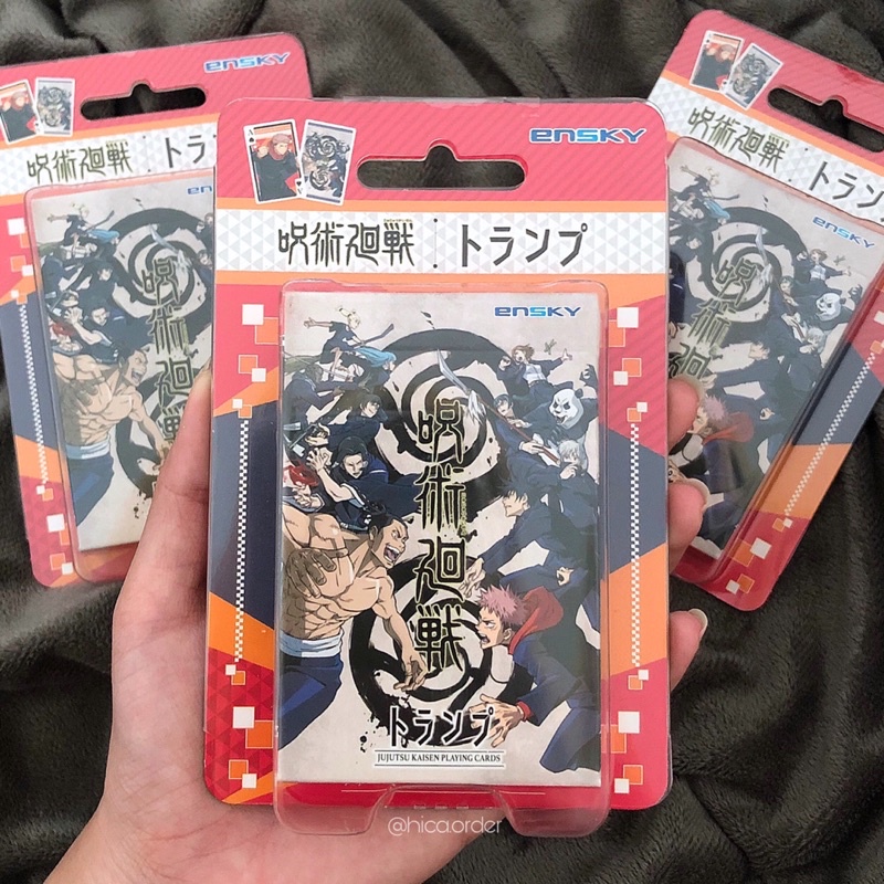 Bộ ảnh thẻ bài Playing Cards Chú Thuật Hồi Chiến Jujutsu Kaisen