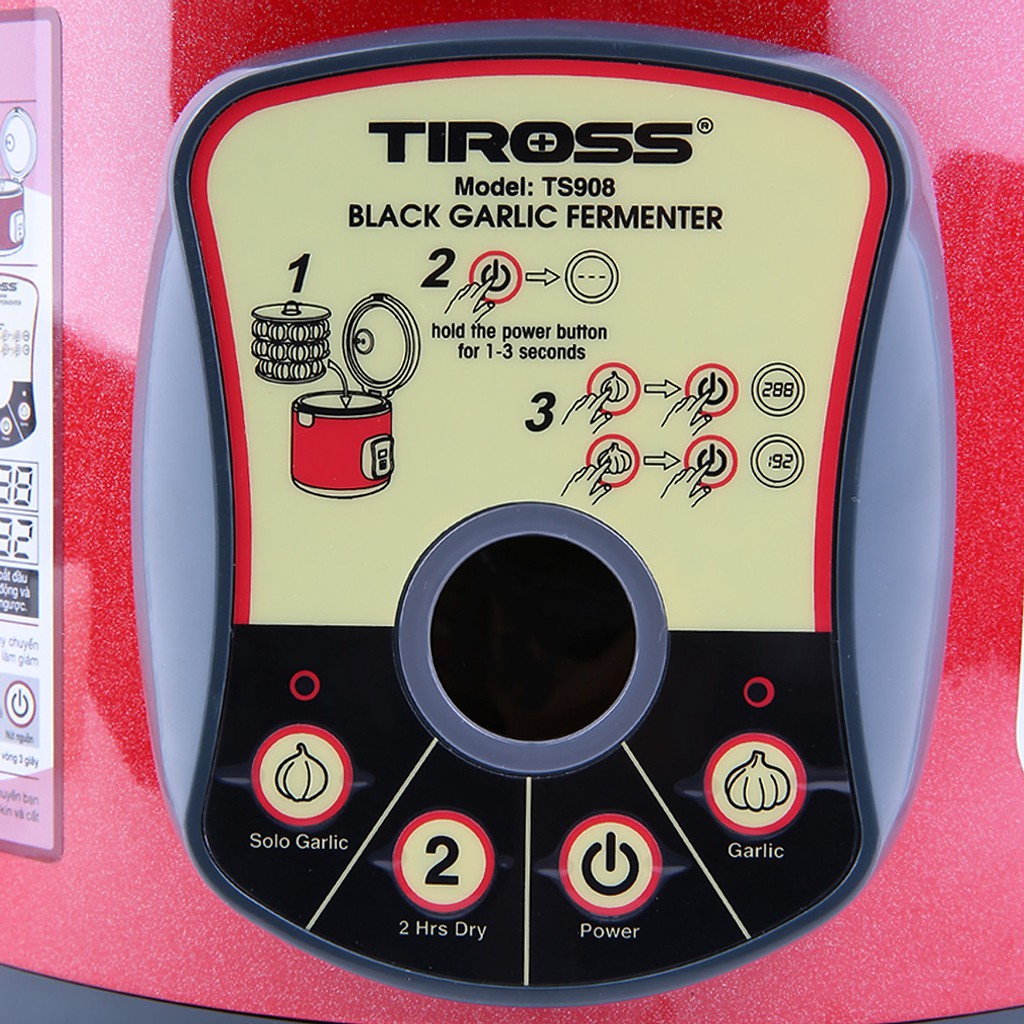 Máy làm tỏi đen Tiross TS908 Dung tích 6L mới nhất 2018