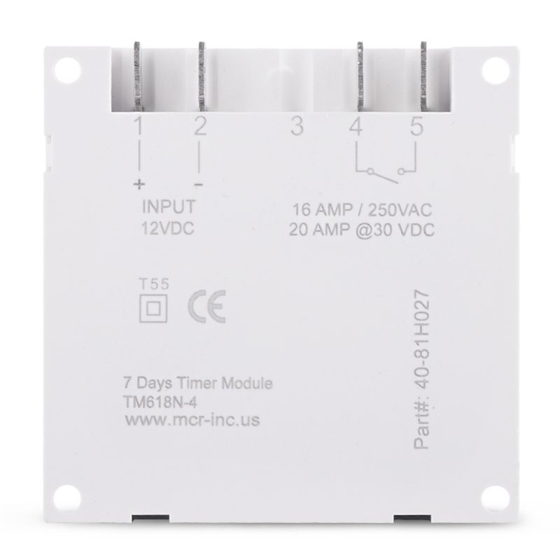 Công Tắc Hẹn Giờ 7 Ngày DC 12V AC LCD