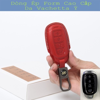 💎FREESHIP💎 Ốp Chìa Khoá Accent Bọc Chìa Khoá Santafe Hyundai Kona Tucson I10 Da Thật [Giá Xưởng]