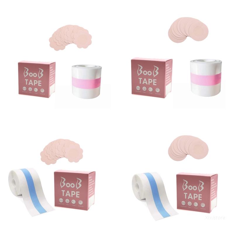 Set 10 Miếng Dán Nâng Ngực Trong Suốt Dùng Một Lần Xixi