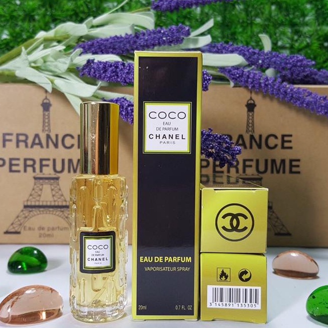 Combo 3 chai nước hoa coco vàng mini chai 20ml dạng xịt- Mùi coco vàng