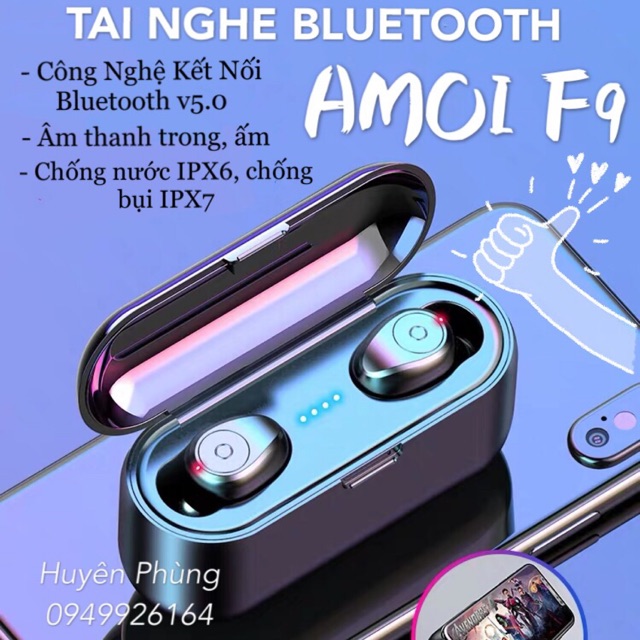 Tai nghe bluetooth AMOI F9