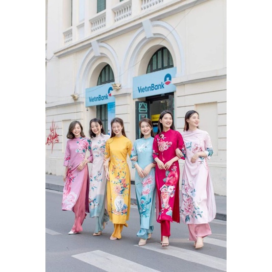 ��Áo dài cách tân tơ óng 4 tà cao cấp mới đẹp mềm mại áo dài đẹp giá rẻ (Hàng thiết kế )8