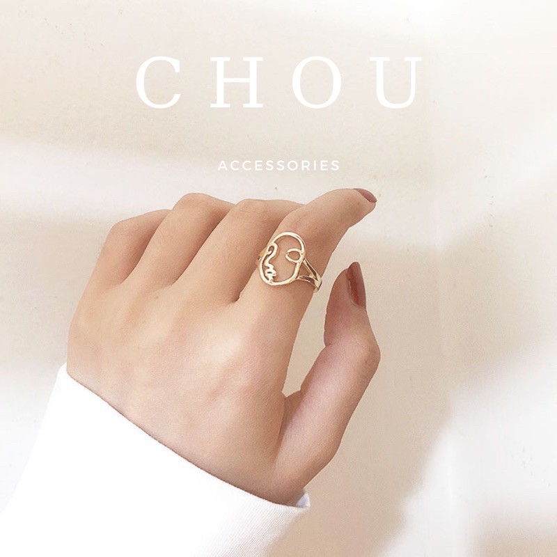 Nhẫn Mặt The Face | CHOU ACCESSORIES |