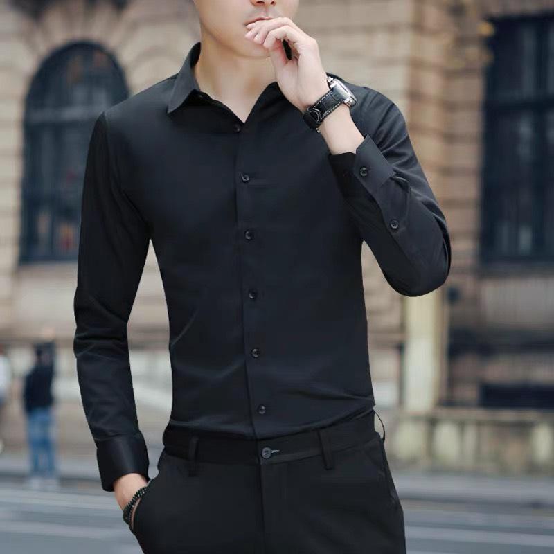 Áo sơ mi nam dài tay Ikemen cao cấp : Chất liệu lụa mềm mịn ,kiểu dáng Hàn Quốc không nhăn, không xù , thấm hút mồ hôi