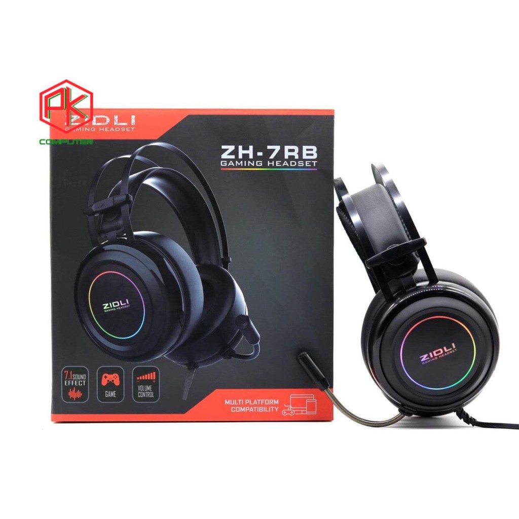 Headphone Zidli ZH7RB- Pro led 7.1 chuyên game  Chính Hãng ( Không Box ) | BigBuy360 - bigbuy360.vn