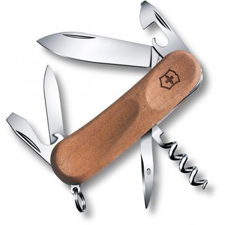 Dụng cụ xếp đa năng EvoWood 10 walnut - Thương hiệu Victorinox - Thụy Sỹ- Thanh lý hàng mẫu
