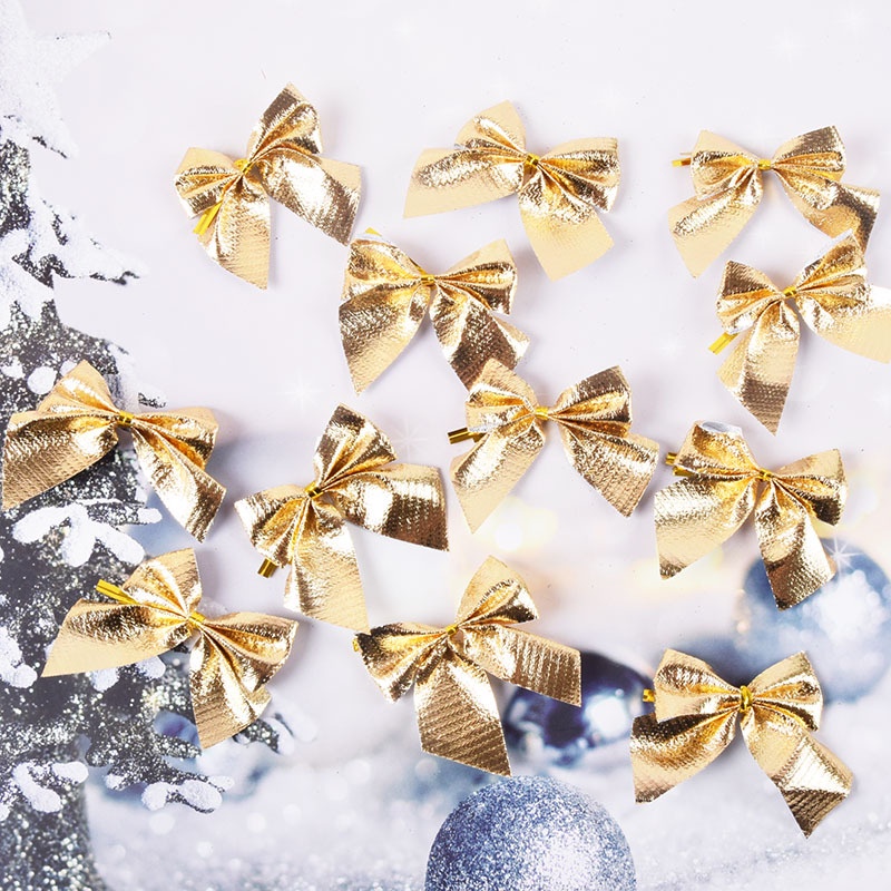 Nơ nhỏ trang trí cây thông giáng sinh xinh xắn N1