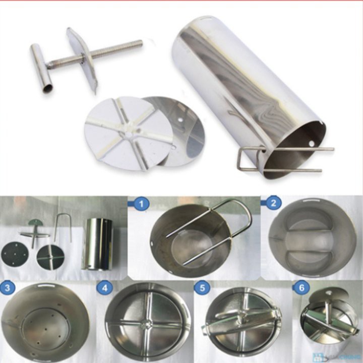 Khuôn Làm Giò Thủ Chả Lụa Bằng Inox 1 Kg, 2kg