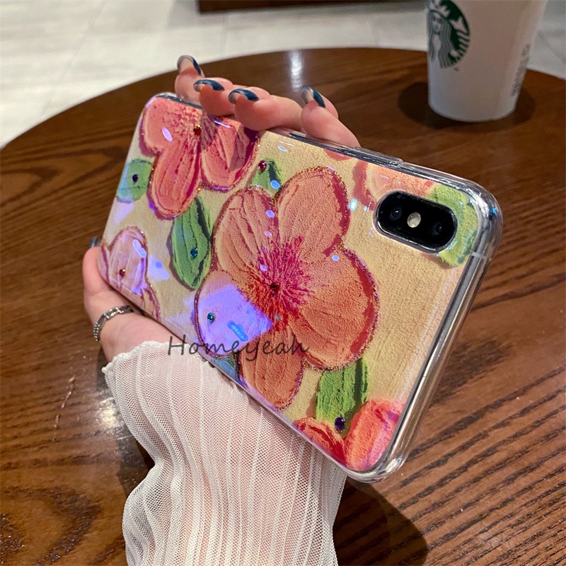 Ốp Điện Thoại Mềm Chống Va Đập Họa Tiết Tranh Sơn Dầu Cổ Điển Cho iPhone X XR XS MAX 7 8 Plus se 2020 2022 ipx 8