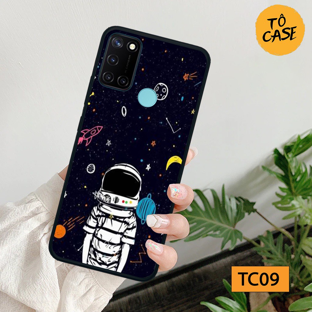 Ốp lưng Realme C11 / C12 / C15 / C17 / C20 in hình vũ trụ ngân hà cá tính đáng yêu, chất liệu in uv cao cấp