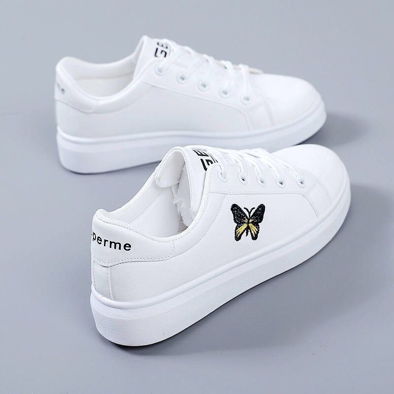 Giày Thể Thao Da Đế Mềm Thời Trang Mùa Xuân 2022 Cho Nữ