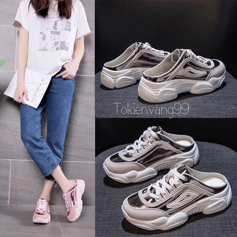 GIÀY SỤC THỂ THAO NỮ ĐỘN ĐẾ TRÁNG BẠC SIÊU ÊM 0011 | BigBuy360 - bigbuy360.vn