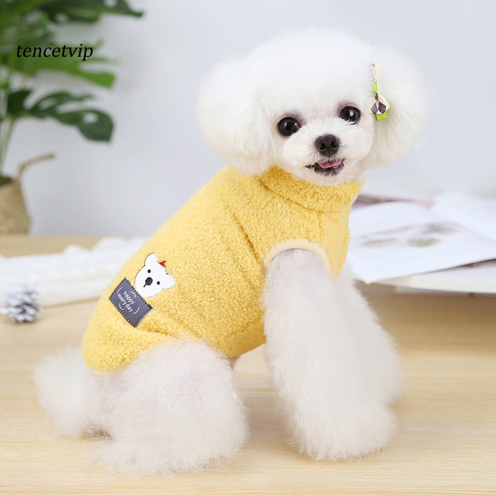 Áo khoác cardigan dày dặn chống gió vào mùa đông dành cho thú cưng