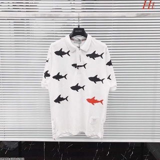 Áo polo cá đen đỏ HT12