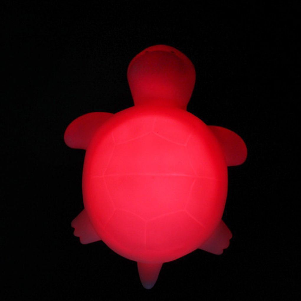 Đèn ngủ hình con rùa tích hợp đèn ngủ 7 màu