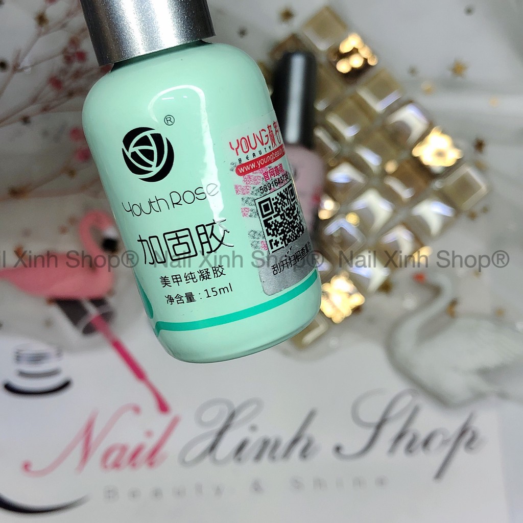 Base gel / top gel / cứng móng hoa hồng ( Youth Rose ) , sơn nail hot 2020