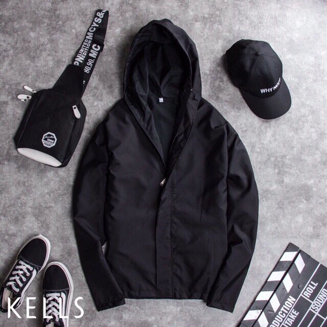 Áo khoác dù nam nữ unisex đầu sói Handes có size lớn- ảnh thật | BigBuy360 - bigbuy360.vn