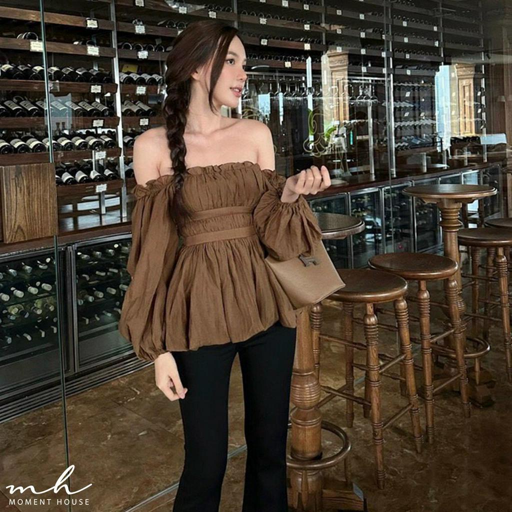 BLEM TOP - Áo trễ vai phồng, phủ sóng chiếc áo quá ư là xinh, phối gì cũng ưng