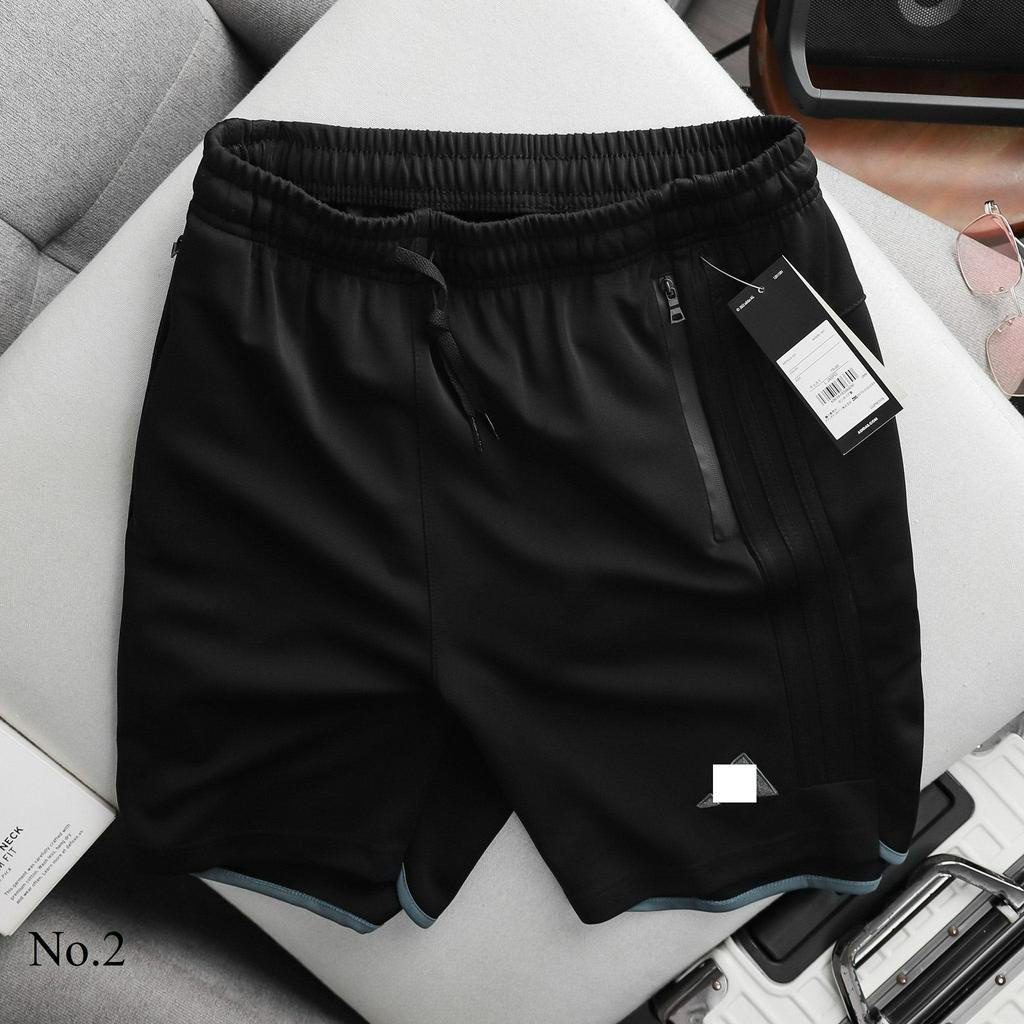 Quần Short Nam Thể Thao 3 Sọc Das Poly Co Giãn 4 Chiều