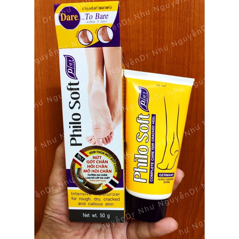 Kem giảm Nứt Gót Chân, Hôi Chân, Da Khô Philo Soft Plus