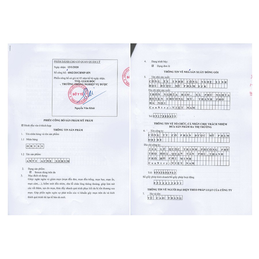 Serum Oribe Anti Acne Mờ Thâm Ngừa Mụn 10ml | BigBuy360 - bigbuy360.vn