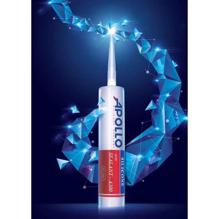 Keo dán kính Keo dán bể cá siêu chắc silicon APOLLO  Sealant A300