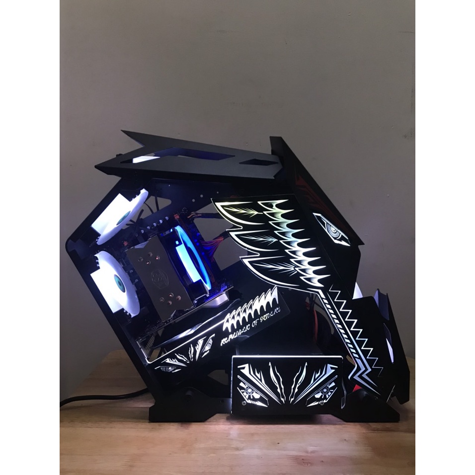 Vỏ Case VSP ES3 BLACK (KÈM 5FAN LED VÀ HUB)