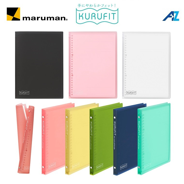 Binder / bìa còng cao cấp MARUMAN KURUFIT BINDER SIZE A5, B5