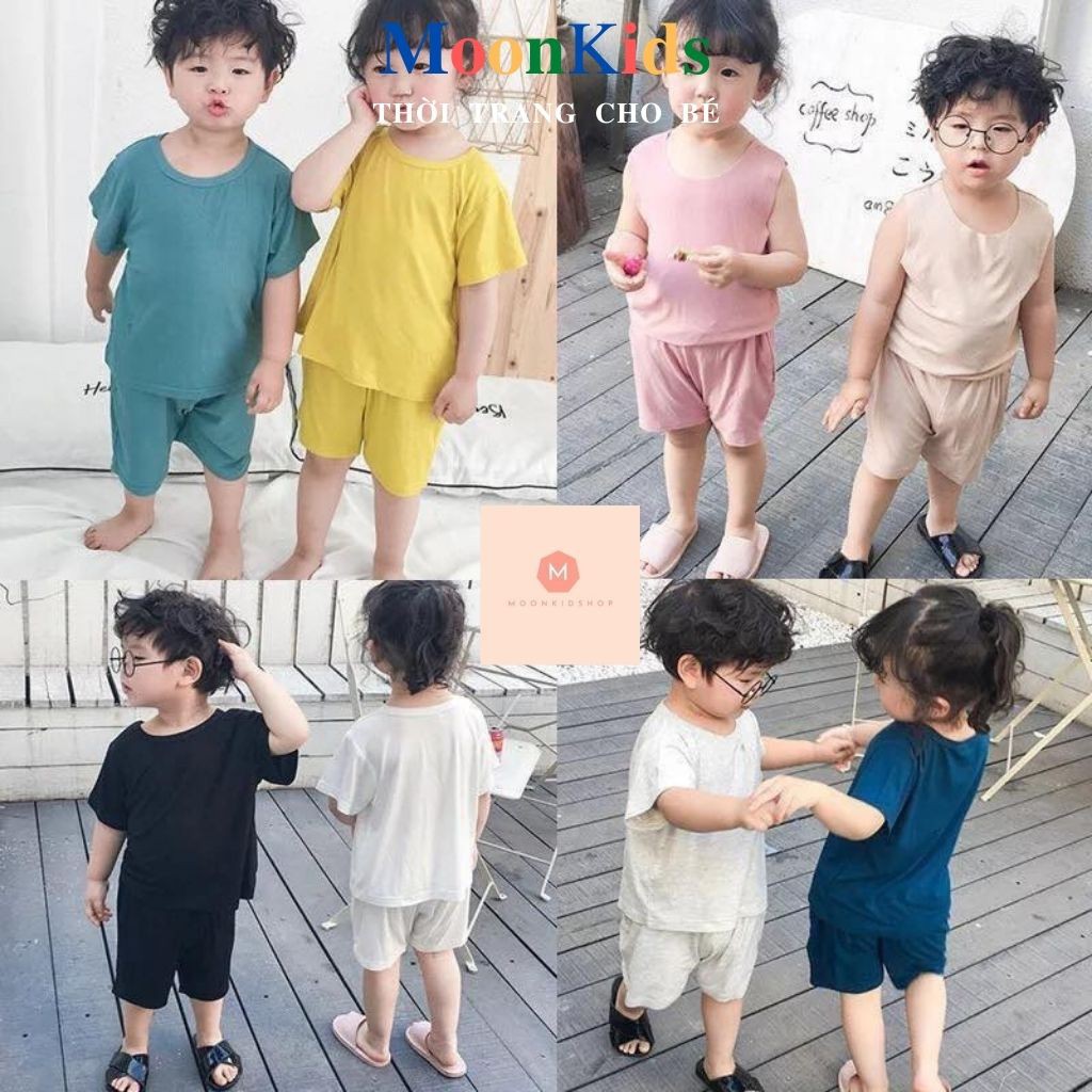 Bộ Carter Cộc Tay cho bé 👄Xả Kho👄 5 màu- cotton 100% co giãn 4 chiều thấm hút mồ hôi cực tốt