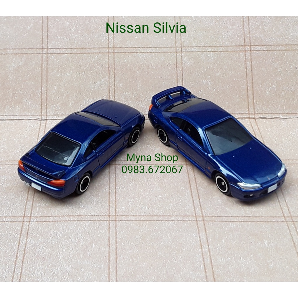 Đồ chơi mô hình tĩnh xe tomica không hộp, Nissan Silvia (xem ảnh tiếp theo ạ)