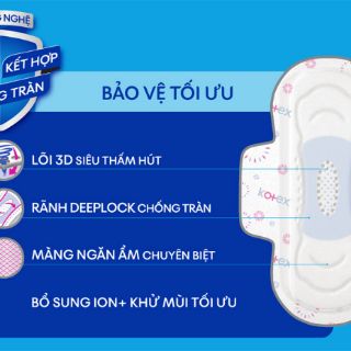 Băng vệ sinh KOTEX ✅siêu mỏng ✅có cánh (8 miếng x 23cm)