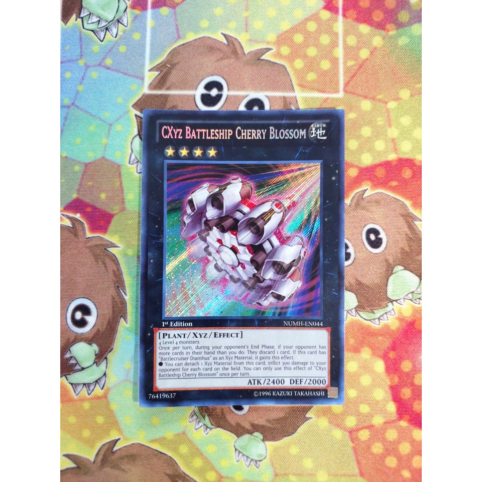 Thẻ Bài Yugioh Monster CXyz Battleship Cherry Blossom - NUMH-EN044 - Secret Rare