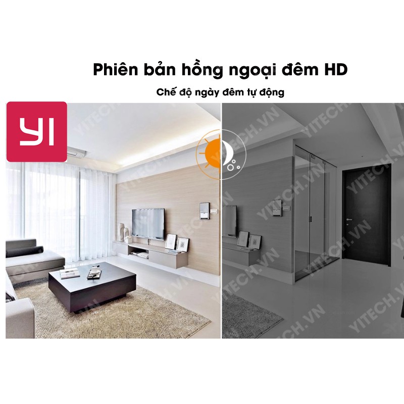 CAMERA IP TRONG NHÀ YI IOT PDB208 2MPX - 1080P QUAY QUÉT 360 ĐỘ- CÓ CỔNG LAN