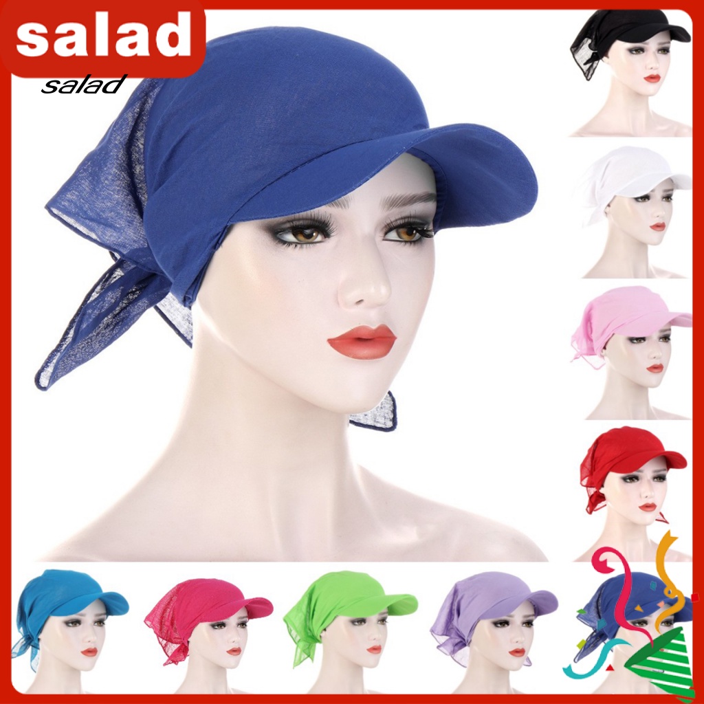 Mũ Turban Vành Rộng Thoáng Khí Chống Nắng Thời Trang