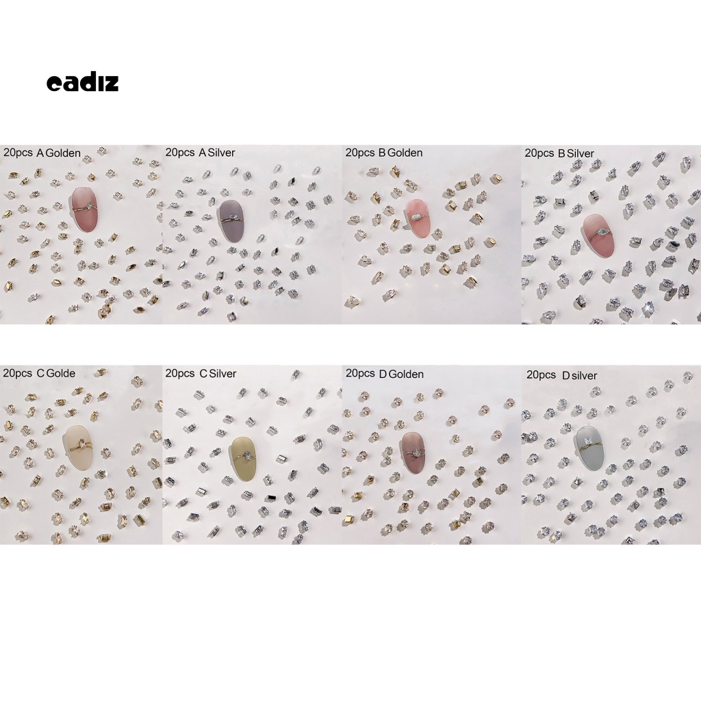 Phụ Kiện Đá Trang Trí Móng Tay Hình Giọt Nước/ Mắt Ngựa DIY Cho Nữ