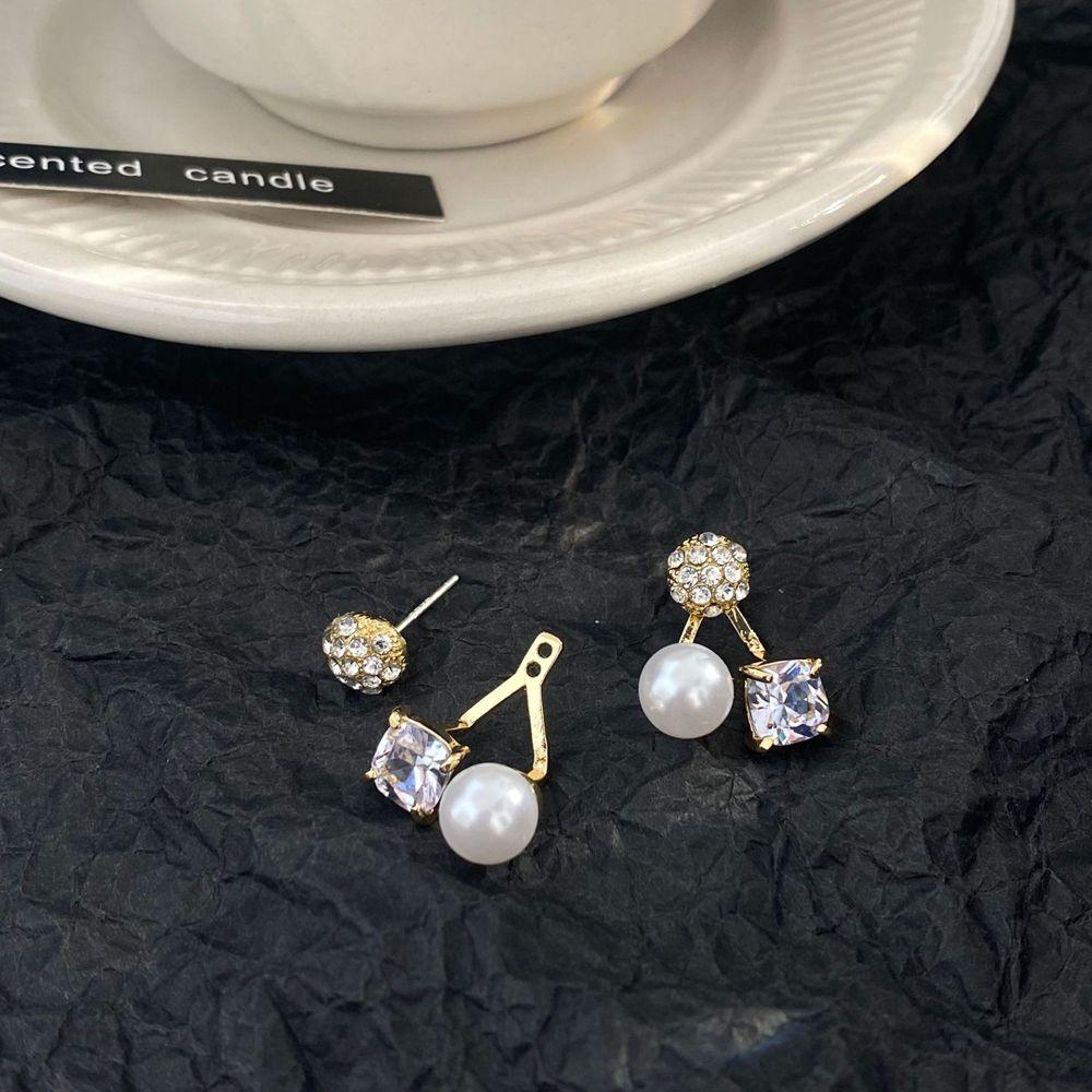 Bông Tai VANES1 Đính Kim Cương Giả Sang Trọng Cho Nữ