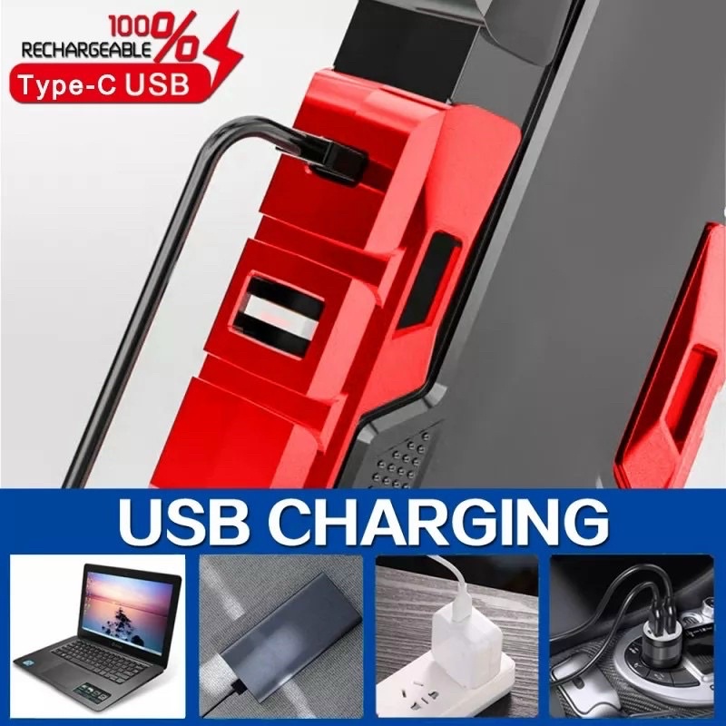 PIN DỰ PHÒNG KÈM ĐÈN 2 BÓNG SIÊU SÁNG MẪU MỚI 2023.AL
