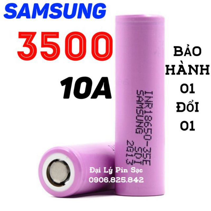 Pin 18650 3500mah Samsung Chính Hãng