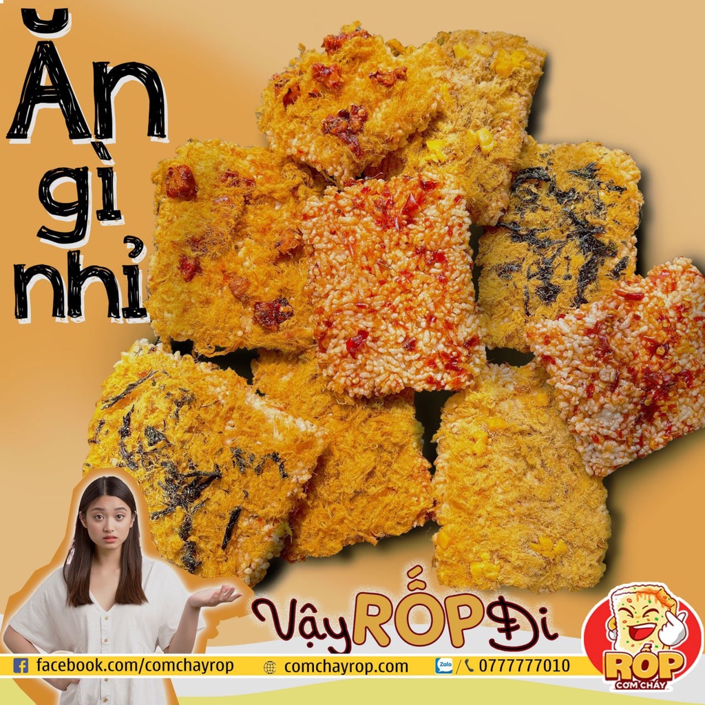 Cơm Cháy Rốp sốt mắm ớt loại 250 gram