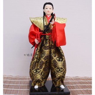 Búp bê Samurai làm thủ công phong cách Nhật Bản